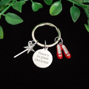 Trollkarlen från Oz, det finns ingen plats som hemma, inspirerad nyckelring