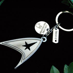 Star Trek Keyring: Live Long and Prosper, Starfleet Insignia