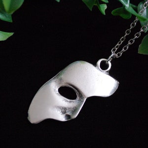 Phantom of the opera mask necklace