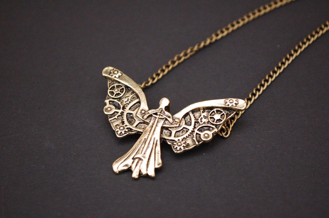 A Clockwork Angel Necklace Etsy UK