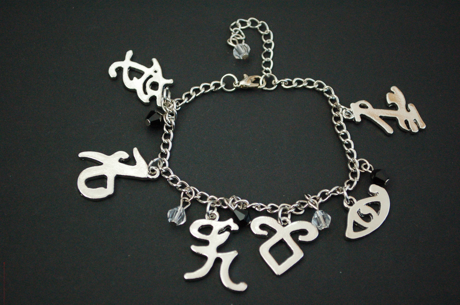 Sterling Silver Charm Necklace of The 7 Chakra Symbols - Divine 7 Chakras |  NOVICA