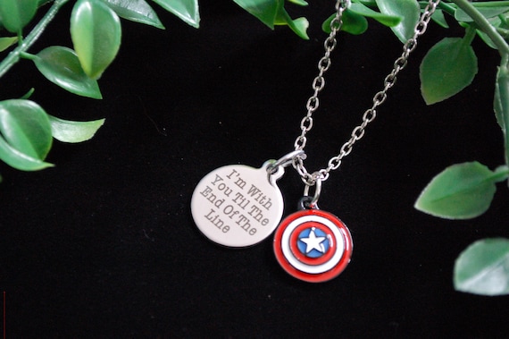 avenger Captain America Shield Necklace | ShopLook