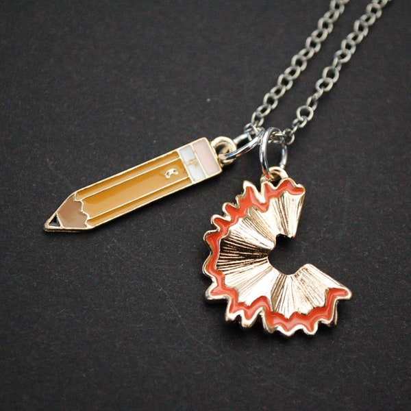 Pencil Necklace Etsy