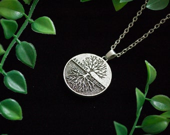 As above so below Necklace Hermeticism tree and root gift