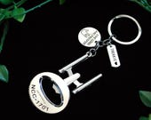 Star Trek Bottle Opener Keychain: USS Enterprise, Live Long and Prosper