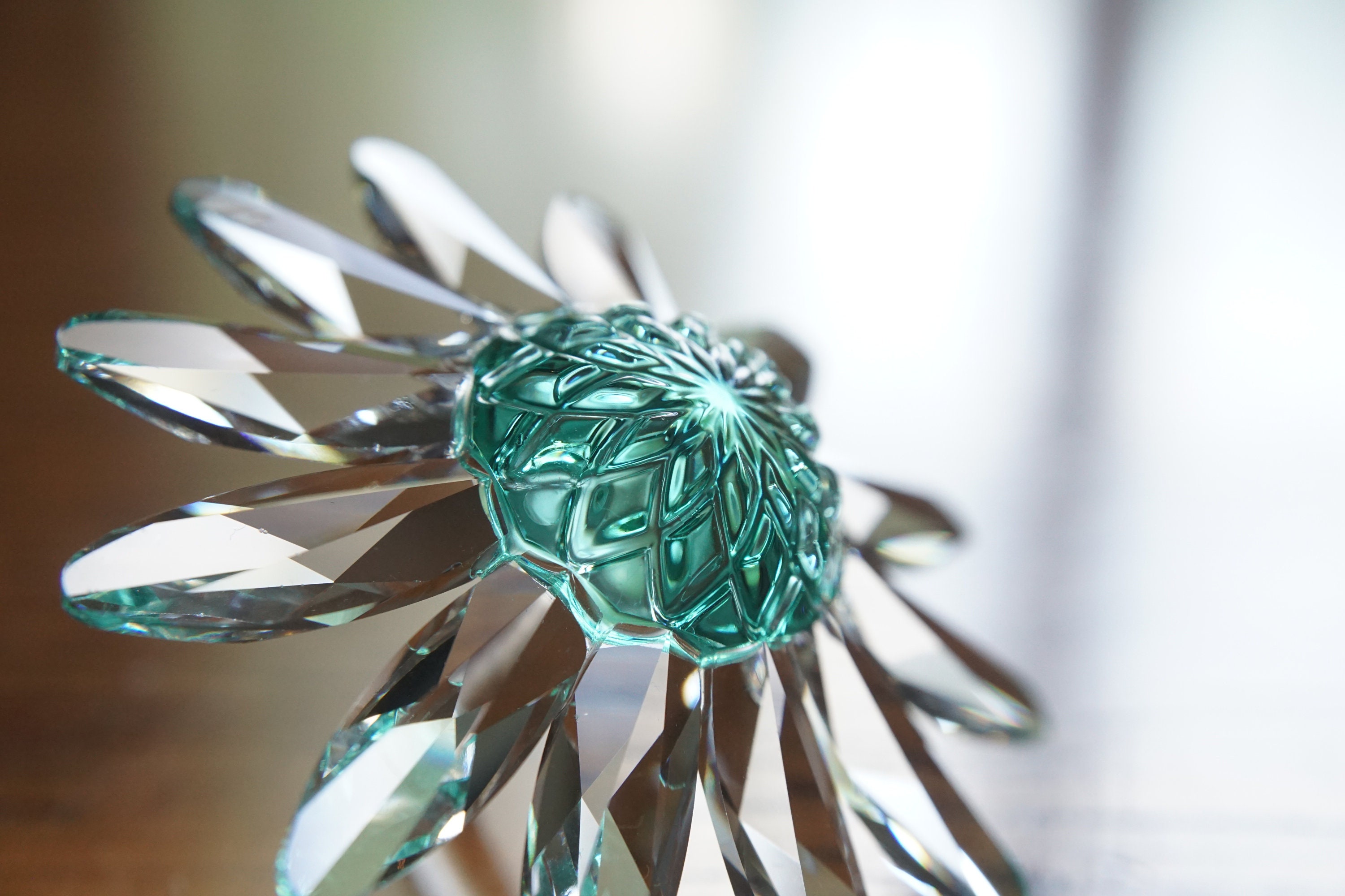 Swarovski SET OF THREE Daisies, Swarovski Flower Set, Swarovski 