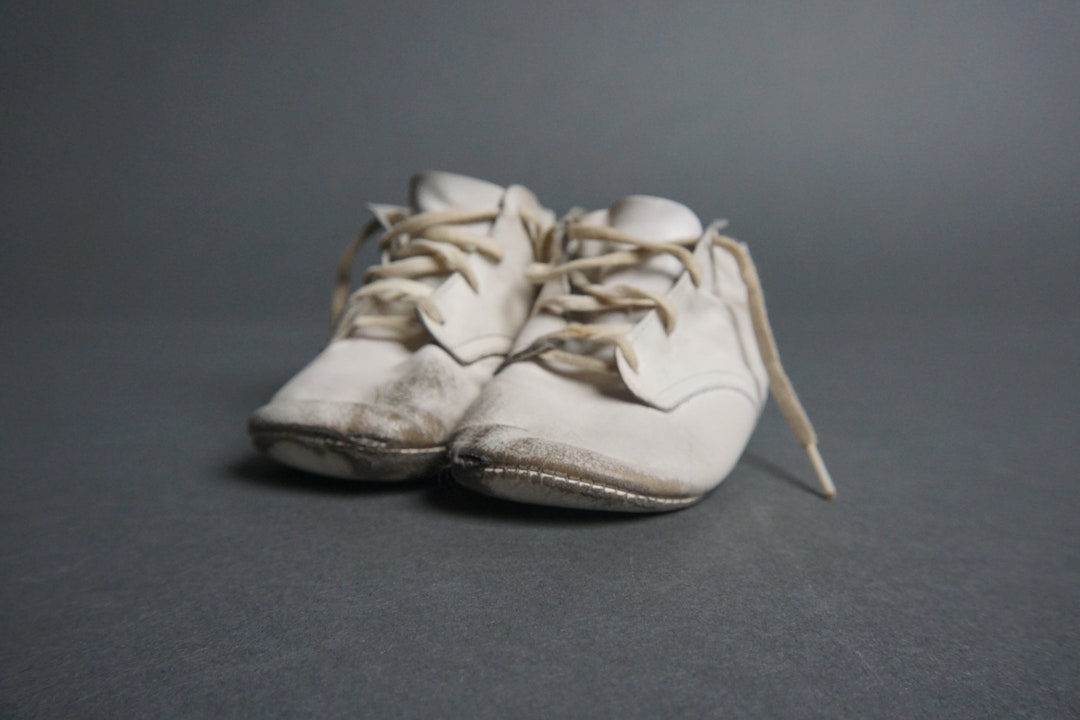 Vintage White Leather Baby Shoes, Toddler Shoes, the Delight Shoe ...