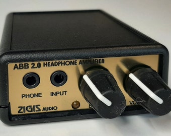 ABB CMoy headphone amplifier with Adjustable Bass Boost (ABB) control