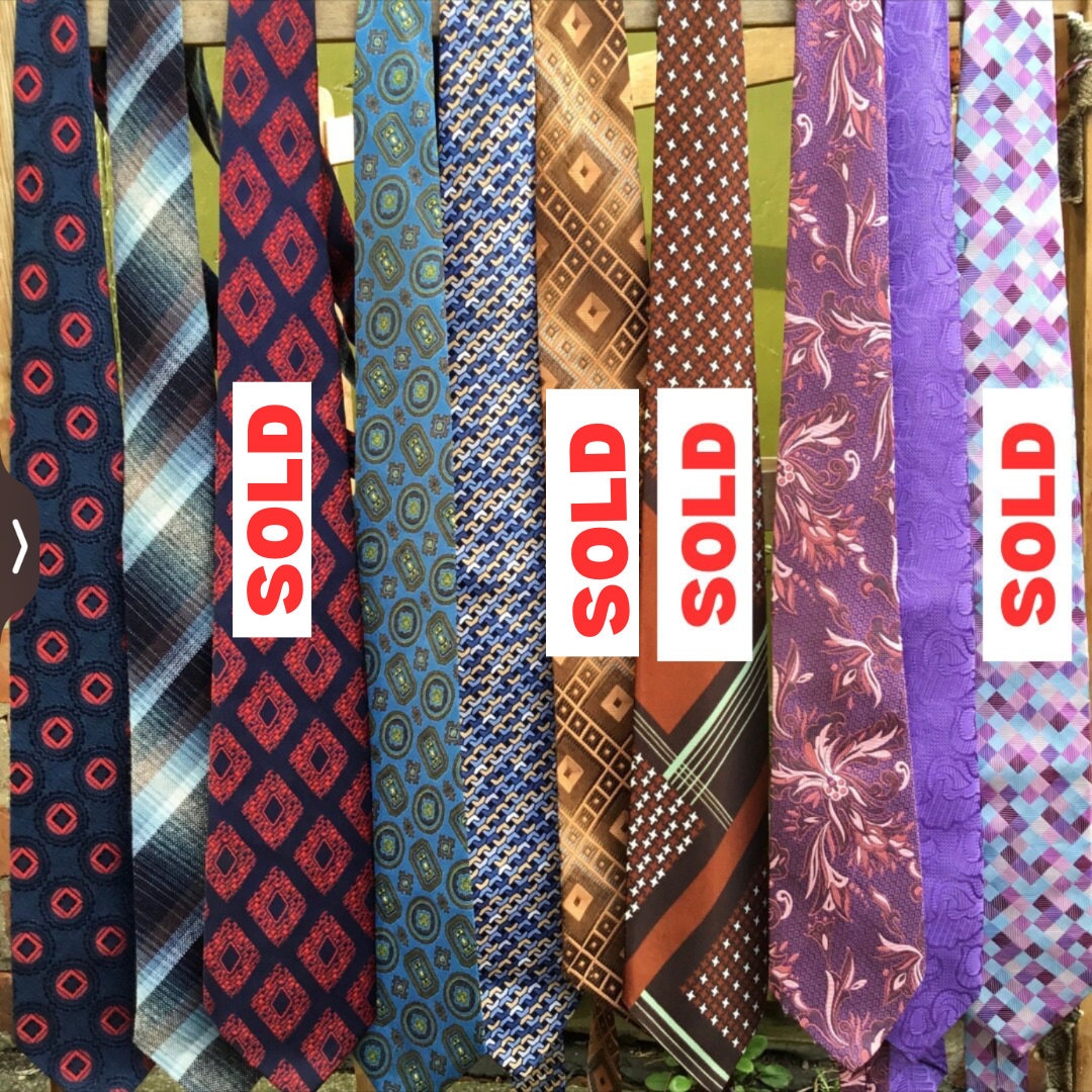 Vintage Ties From the 70s - Etsy