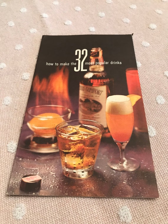 Vintage Southern Comfort 1960 Brochure How To Make The Etsy