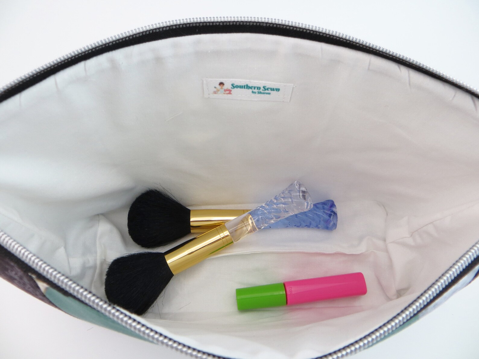 Goth Cosmetic Bag Gothic Makeup Case Travel Purse Etsy