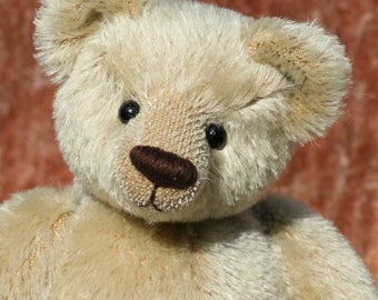 Little Digby PDF DOWNLOAD teddy bear sewing pattern for a traditional jointed 11 inch/28cm teddy bear by Barbara-Ann Bears