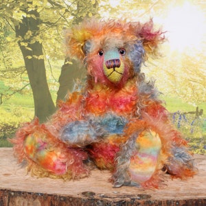 Grimble, pdf DOWNLOAD traditional jointed teddy bear sewing pattern by Barbara-Ann Bears for a traditional 17 inch/43cm mohair teddy bear image 8