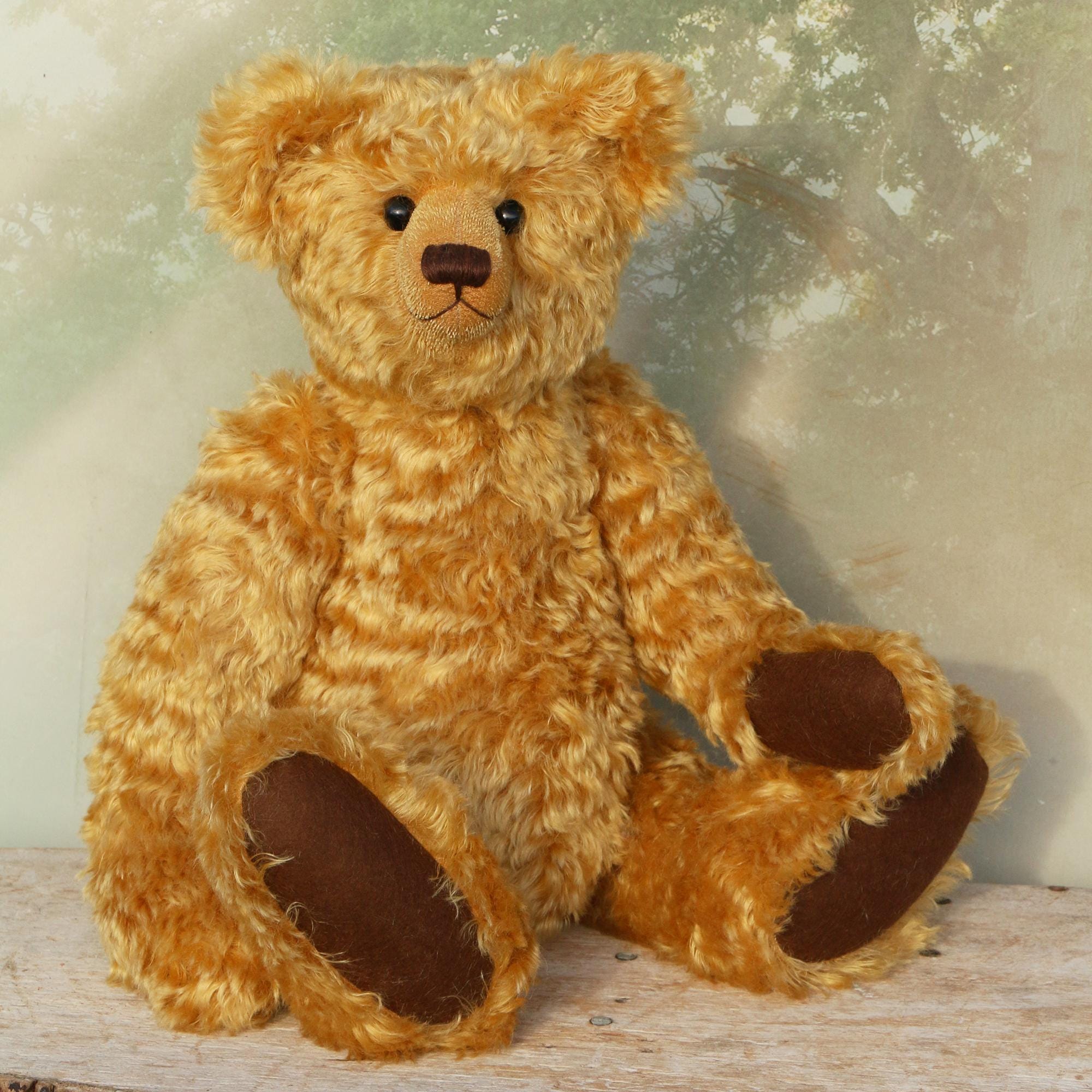 Chester PRINTED Large 20 Inch Jointed Teddy Bear Sewing