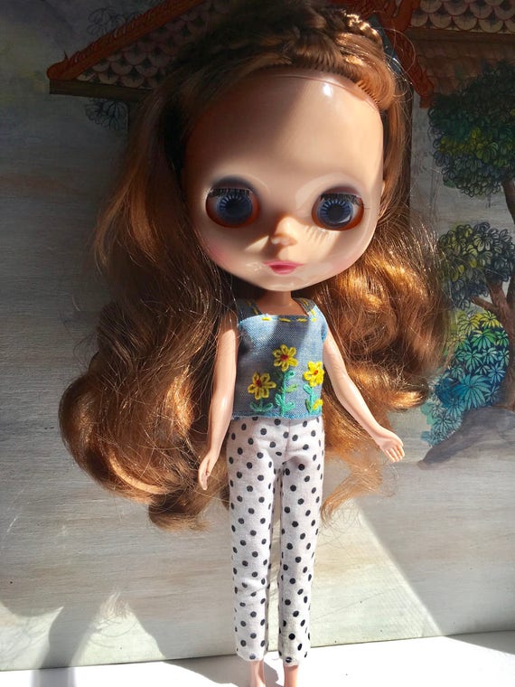 Takara 12/"Blythe Doll Retro Mini Skirt Outfit white 1 pcs free shipping SALE