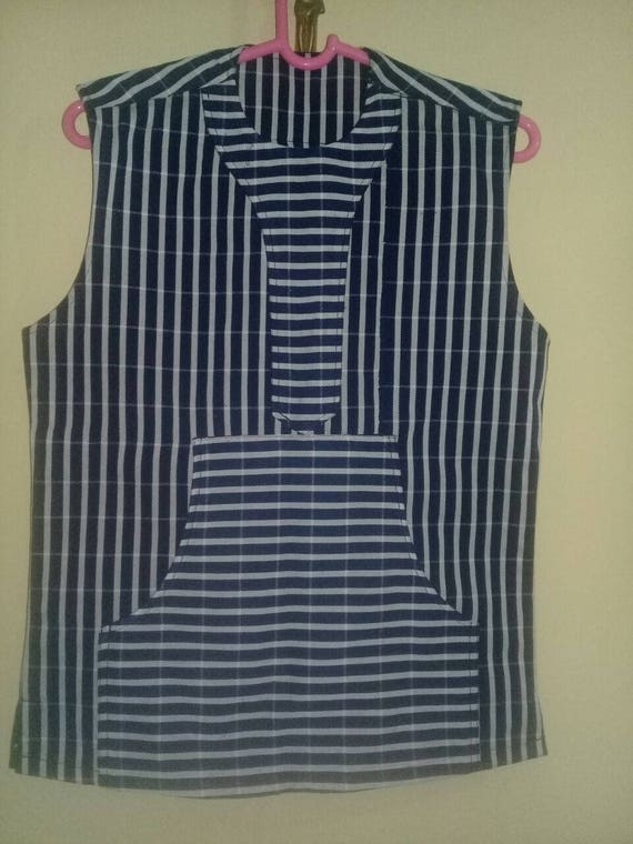 sleeveless smock