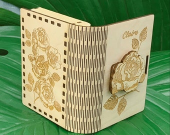 Personalized Wooden Box with Slide lock