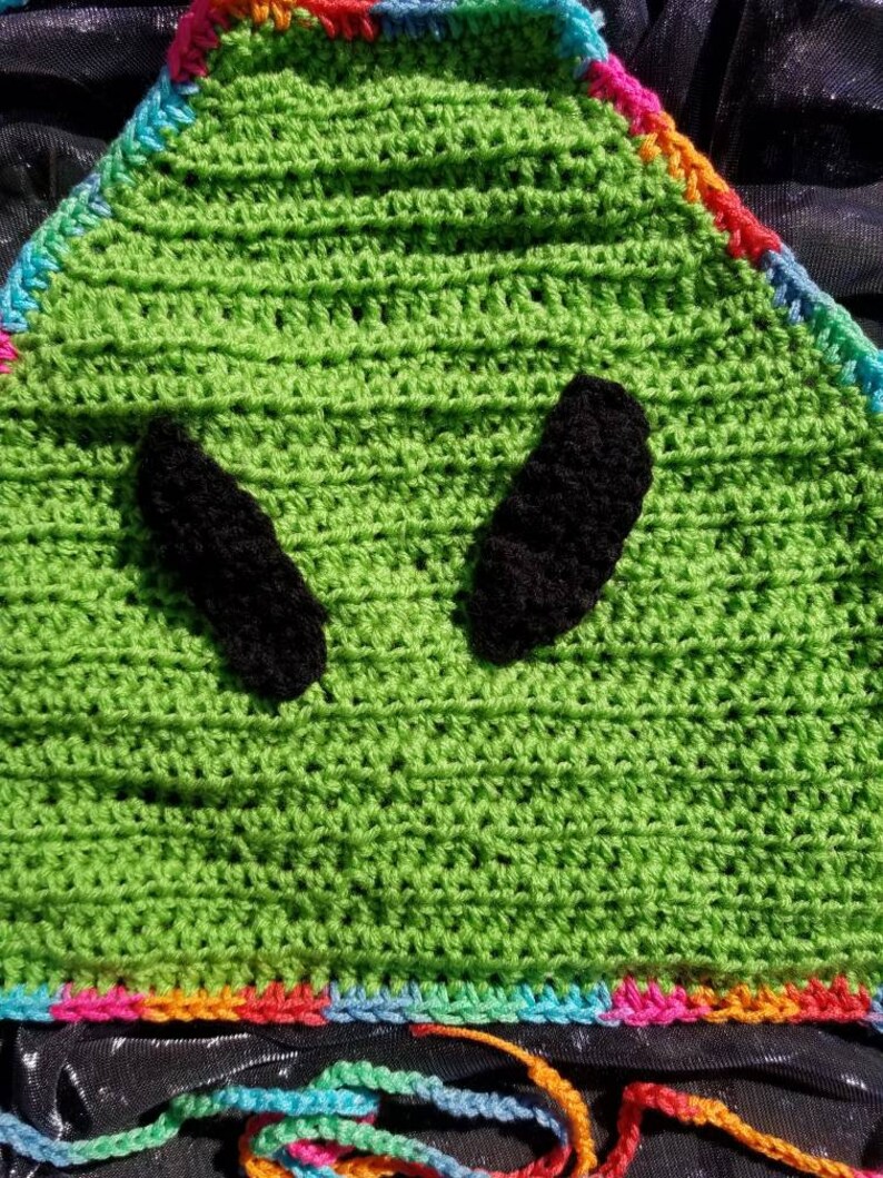 Crochet Alien Top Festival