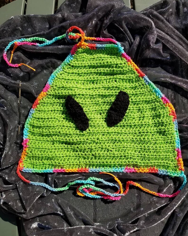 Crochet Alien Top Festival