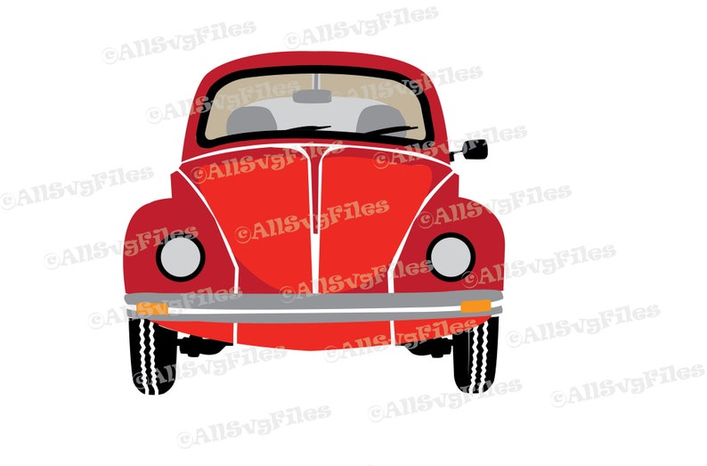 Download Beetle Car Clipart Retro Car Svg Files Classic Car Svg Etsy