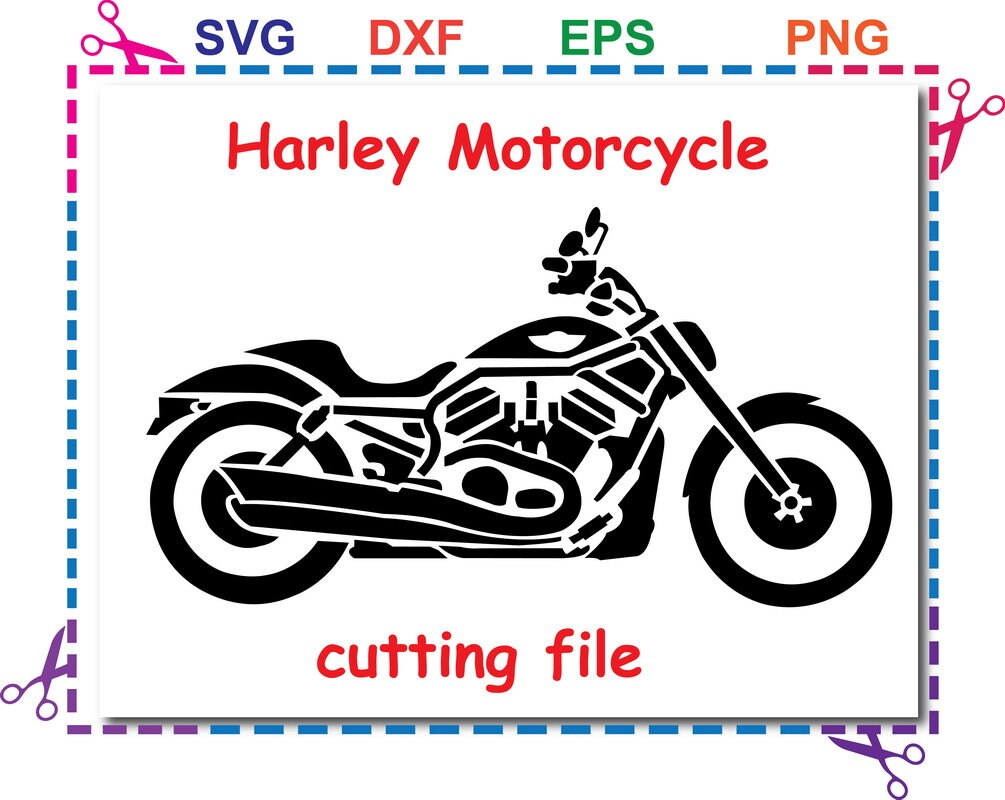 Download harley svgMotorcycle Svg Eps Png Dxf files For Silhouette ...