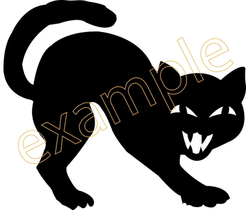 Download Halloween Black Cat SVG Black Cat SVG Halloween SVG | Etsy