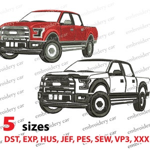 truck embroidery design, car machine embroidery design, truck embroidery pattern - instant download