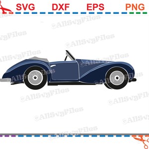 Classic Car SVG-Datei: Roadster Clipart (digitaler Download)