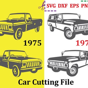 truck svg, car svg file,car svg, car Clipart, svg  dxf eps png Files For cutting- Instant Download