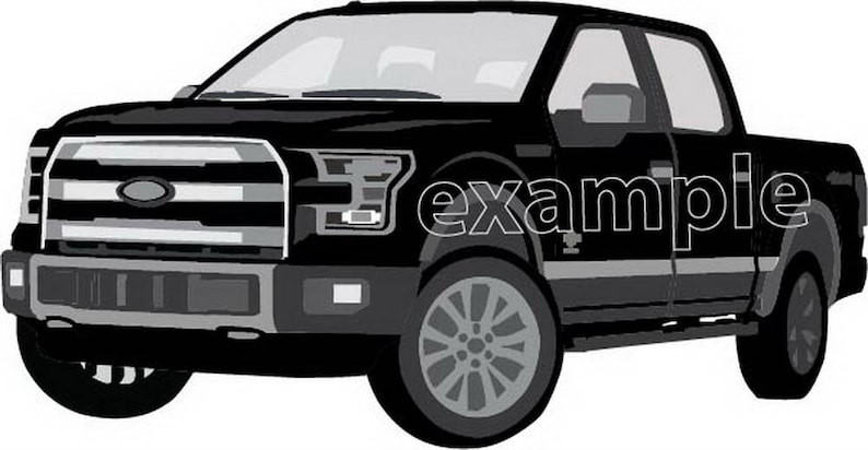 Truck Svg File for Cutting , Car Svg, Truck Clipart Svg ,SVG DXF,EPS ...