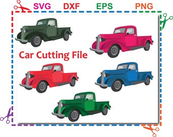 1936 LKW SVG: Auto Clipart, Auto Vektor-Dateien (digitaler Download)