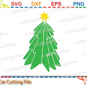 Arbre de Noël svg , noël svg , Clipart de Noël, Arbre de Noël Png, Christmas Digital,,Dxf -Téléchargement instantané