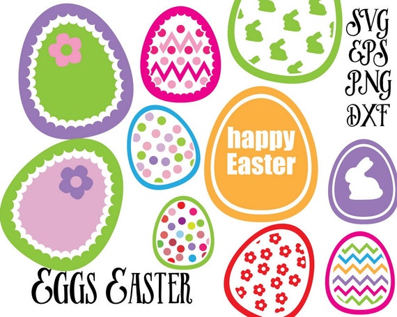 Download Svg-Pasen Easter Eggs DXF EPS SVG bestanden voor ...