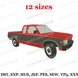 Classic Car Machine Embroidery Pattern, Retro Auto Design for DIY Projects, Vintage Car Lover- Instant DownLoad