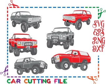camion svg, classico camion svg, auto svg, Svg Eps Dxf file Per il taglio - Instant DownLoad