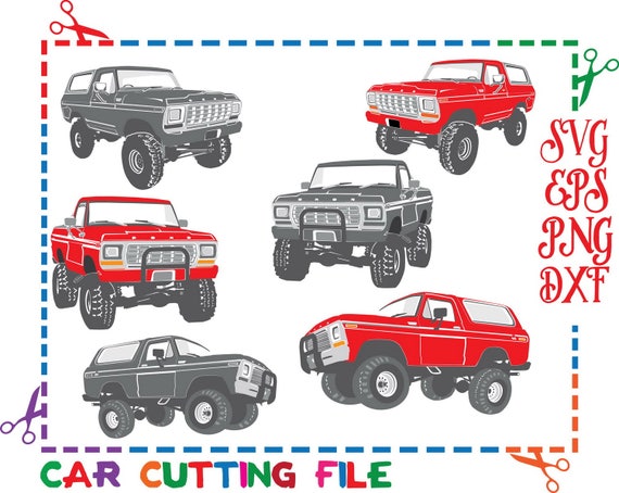 Truck Svg Ford Bronco Bronco Svg Classic Truck Svg Ford Etsy