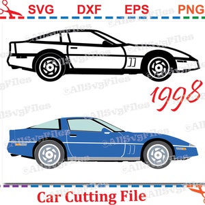 Car Svg file , Clipart car, Vintage car, auto SVG, dxf, png ,eps. cut files  -Instant Download