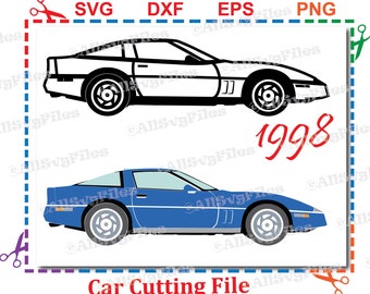 Car Svg file , Clipart car, Vintage car, auto SVG, dxf, png ,eps. cut files  -Instant Download