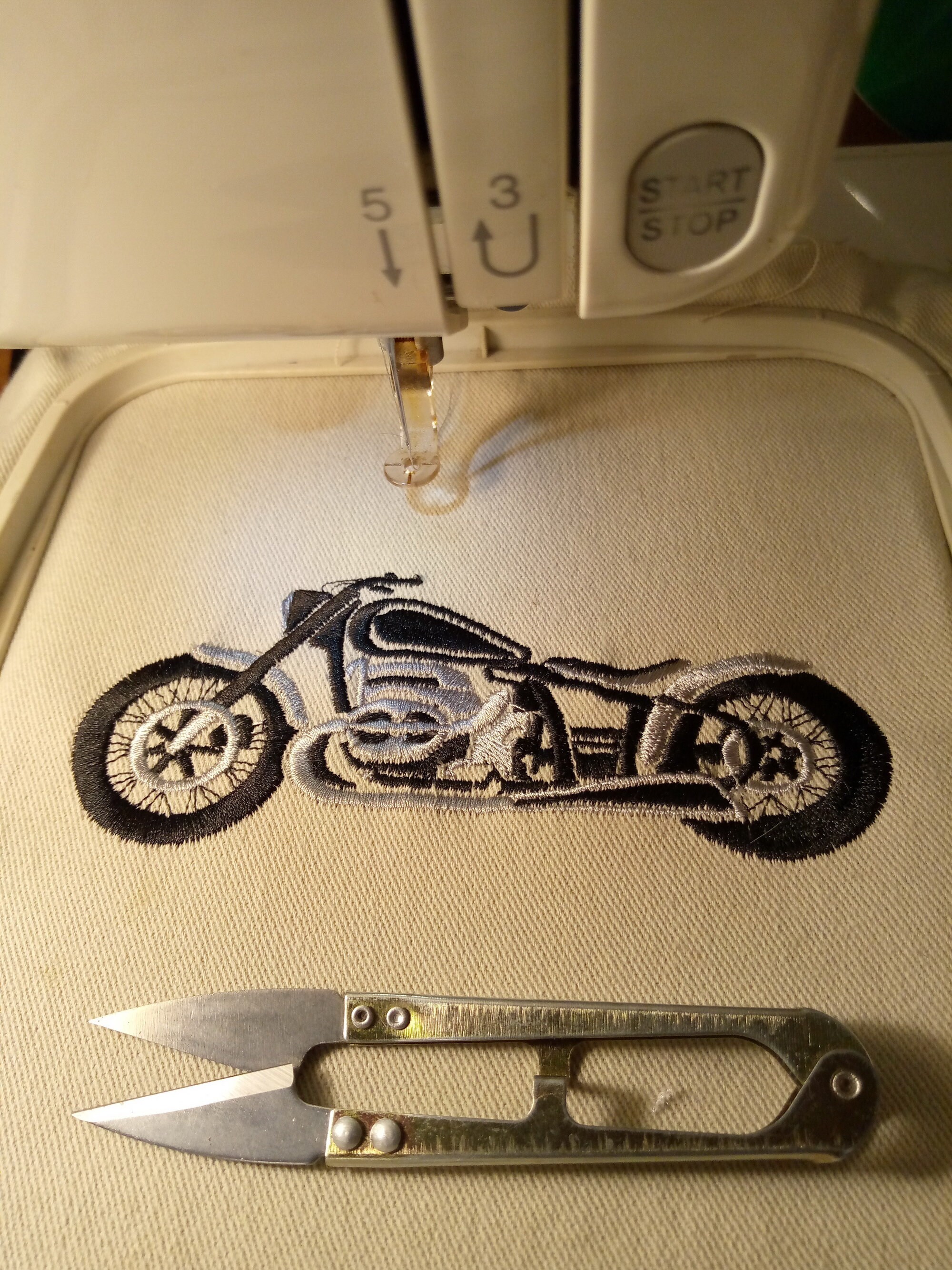 Motorbike Embroidery Motorcycle Embroidery Design Motorcycle Etsy