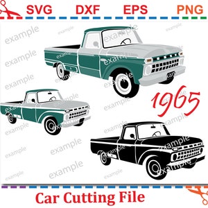 truck  svg, classic car svg, 1965 old truck  svg, truck clipart, truck cut file for Cricut, car svg files - Instant Download