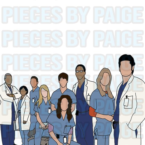 Grey's Anatomy Inspired Digital Download Etsy