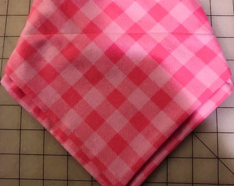 Flannel/Tartan Plaid Dog Bandana (made to order). Many patterns available