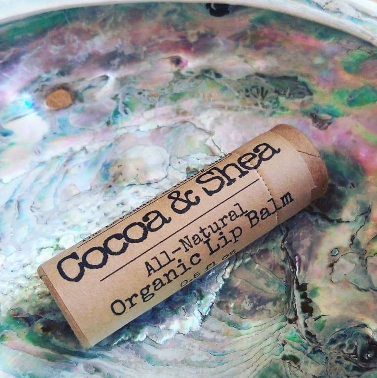 Organic Shea Butter Cocoa Butter Coconut Oil Lip Balm 0.5 Oz Etsy