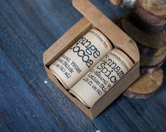Organic Beeswax Mini Lotion Stick 2-Pack: Natural Scented Balm