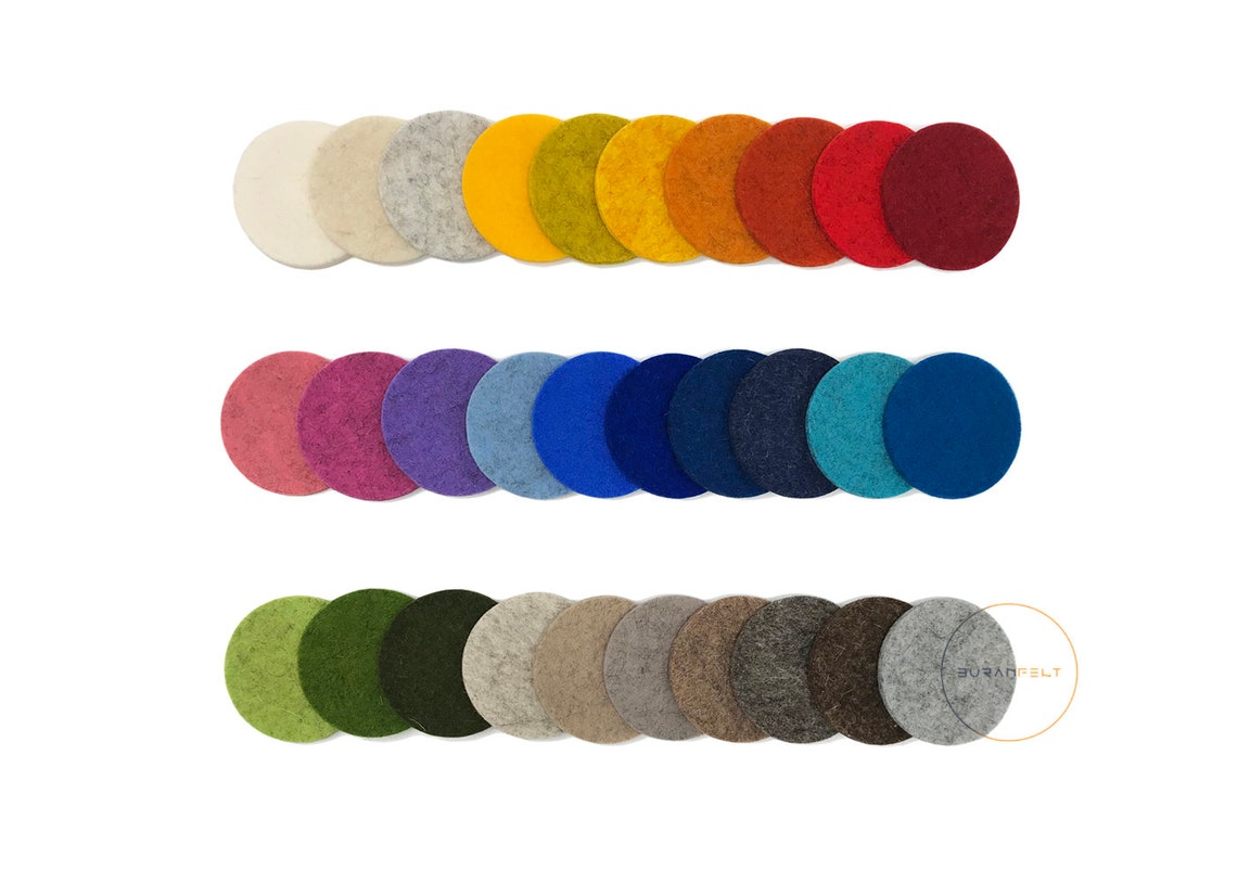 Placemats 42x32cm 100 Merino Wool Felt 16.5 X 13 Etsy