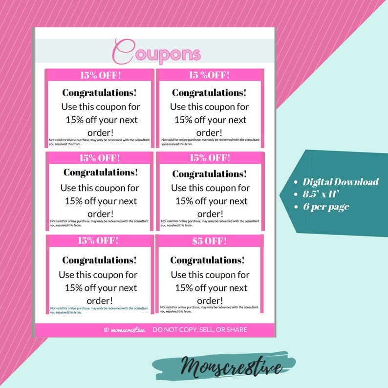 DIRECT SALES Coupon 15 PRECENT off Chalk Couture Etsy