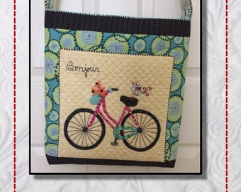 Bonjour Bicycle Bag Pattern (digital pdf download)