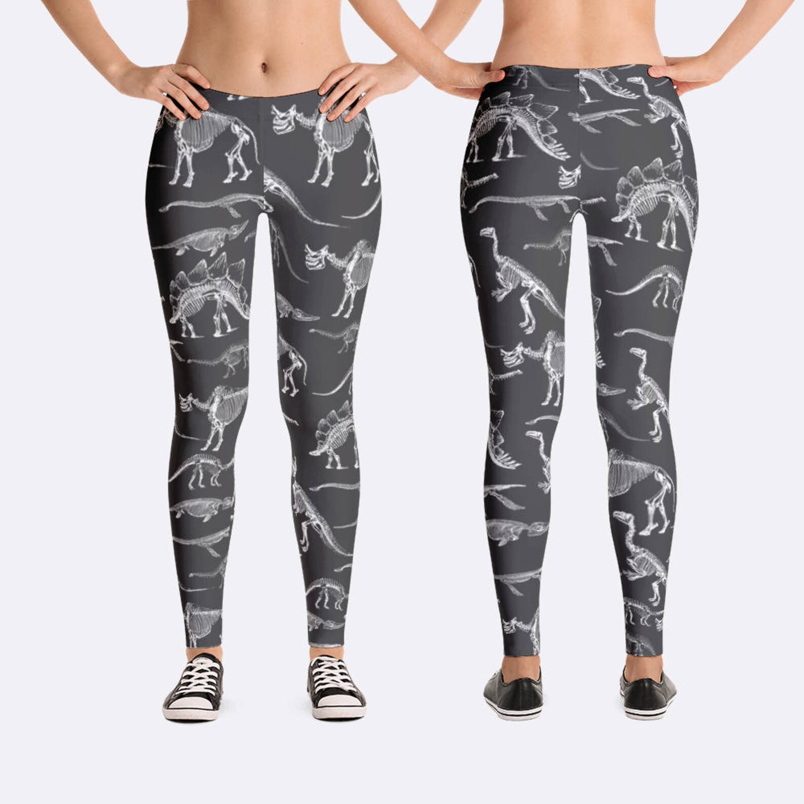 Dinosaur Bones Leggings Dinosaur Leggings Science Leggings Etsy
