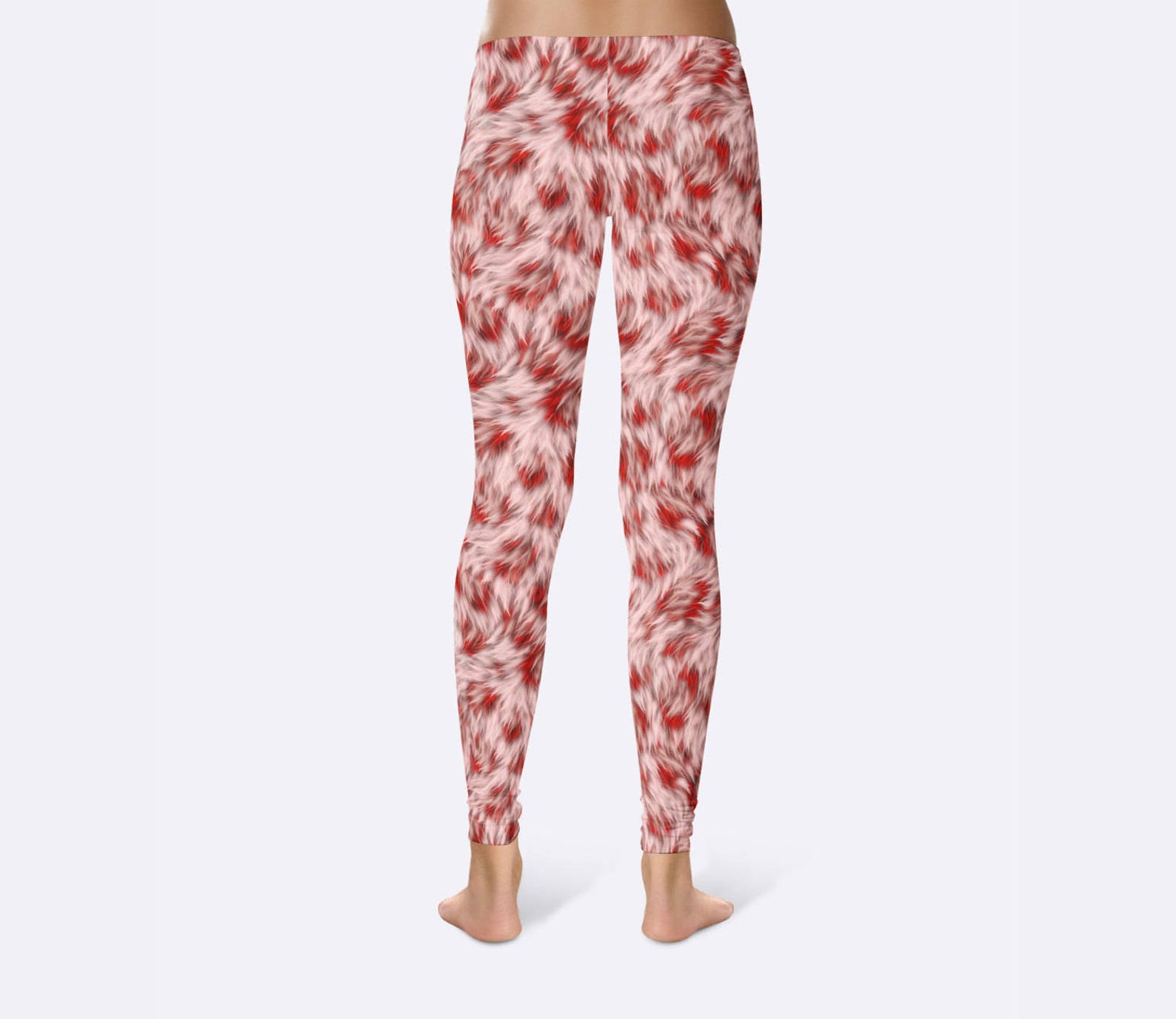 Animal Fur Leggings Ladies Leggings Animal Leggings Unique Etsy