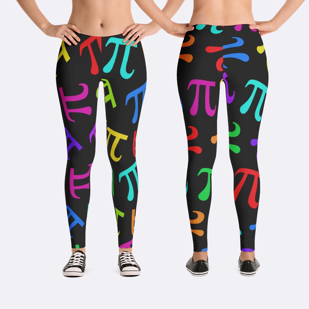 Pi Leggings Pi Day Leggings Math Leggings Pi Clothing Etsy